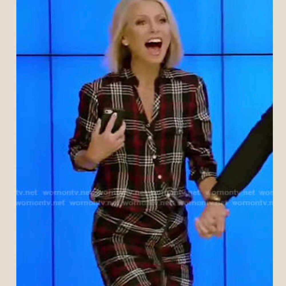 Veronica Beard Classic Ruched Plaid Mini Dress